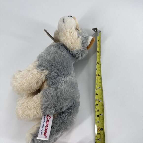 Aurora Busch Gardens Small Wolf Plush Grey and White - Picture 8 of 8